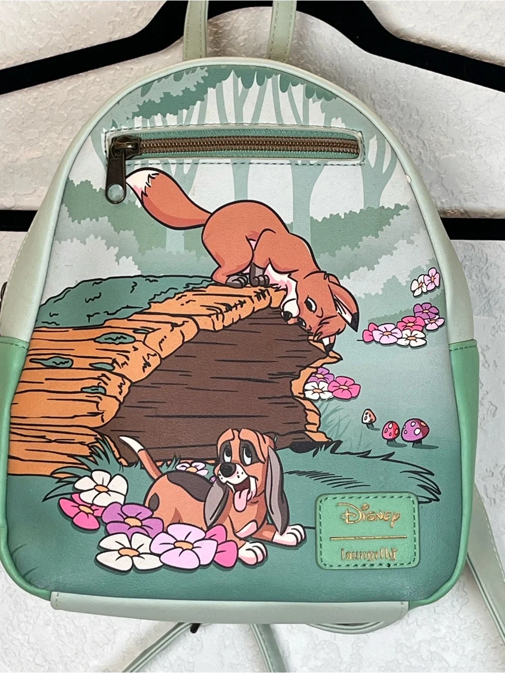 Loungefly Disney The Fox and the Hound Forest Fun Mini Backpack